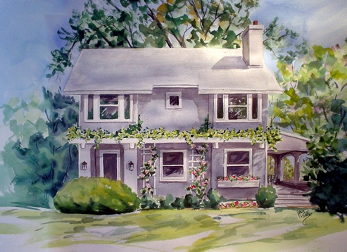 Stein House Cincinnati, OH - Commission by Jean Vance