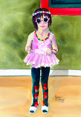 Mackenzie the Ballerina - Commission by Jean Vance